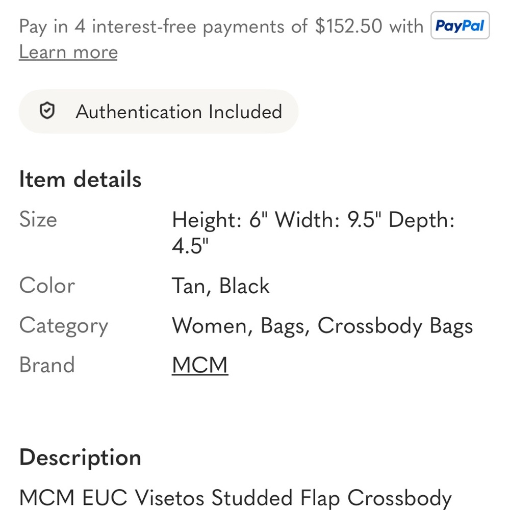 MCM Black Embossed Leather Visetos Crossbody Bag with Silver Hardware - Picture 3 of 16